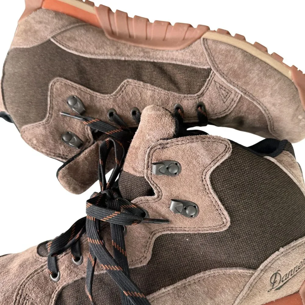 Danner Skyridge Waterproof Suede Hiking Boots Dark Earth Brown Men's Size 11.5D